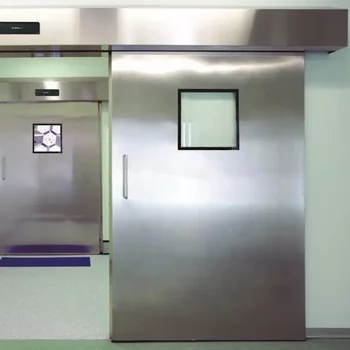Medical Automatic Medical Sliding Doors Airtight Operating Room Automatic Doors With Hospital Door Design