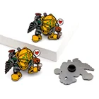 Custom Design Your Own Metal Sand Blast Polish Soft Enamel Dyed Black Plating Anime 1 Piece Lapel Pin Badge For Souvenir