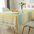 Leaf Table Tablecloths Fashion Polyester Picnic Rectangular Waterproof The Little Leaf Table Cloth