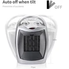 Ceramic Electric Heater OEM Mini Home PTC Ceramic Heater Portable Desktop Electric Heaters 1500W 220V