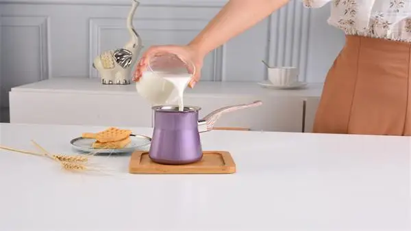 milk coffee warmer pot Custom Logo maker french press milk coffee warmer pot