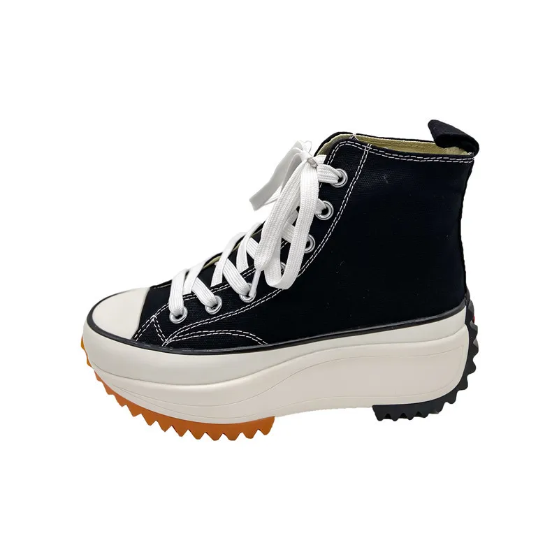 Wholesale 2022 Latest New Arrival High Top Height Vulcanized Plain Black Ladies  Women Casual Rubber Canvas Shoes Cleats Sneakers - Buy Women Vulcanized  Shoes,New Canvas Shoes,High Top Canvas Shoes Product on Alibaba.com