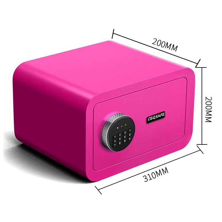 product ceqsafe small electronic mini office home safe fingerprint money deposit box safety mini safe574-6