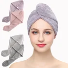 Hair Turban Ultra Absorbent Head Towel Of Bamboo Hair Towel Wrap Cap And Hair Turban For Women