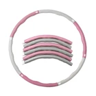 Hoop 1.2kg Fitness Hoola Hoop With 6 Sections Adjustable