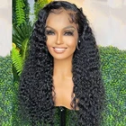 Virgin Raw 100% Human Hair 13X6 Hd Lace Front Wigs Water Wave Lace Frontal Wig For Women