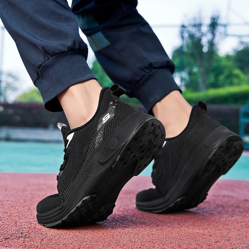 Wholesale Breathable Zapatillas Para Correr Chaussures De Course Road Male Walk Run Sneaker Factory Sport Running Shoes For Men