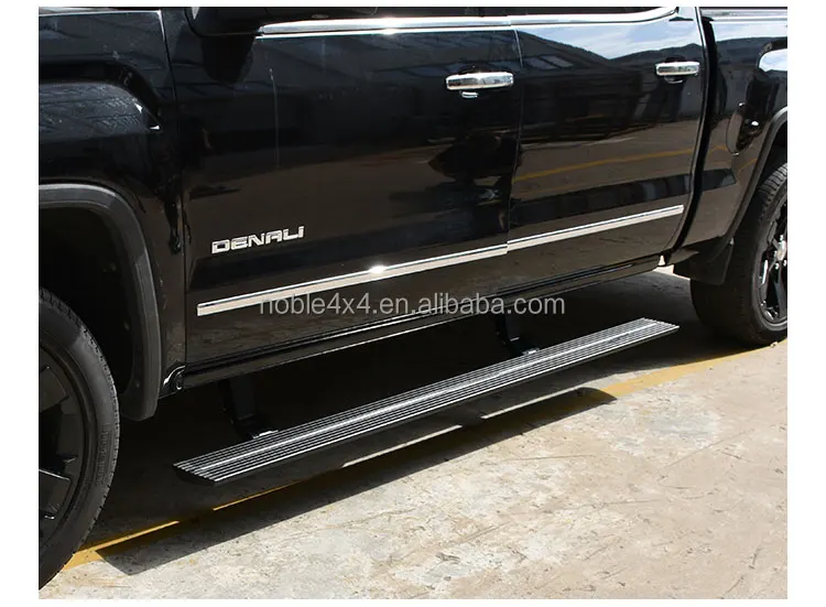 Factory Wholesale Aluminum Threshold Powered Running Board Electric Side Step for GMC SIERRA 2 Door 4door 14-18 19-23 factory