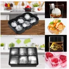 Ice 2 Size 6 Cavity Of BPA Free Spheres Cube Maker Silicone Ice Ball Mold For For Whiskey
