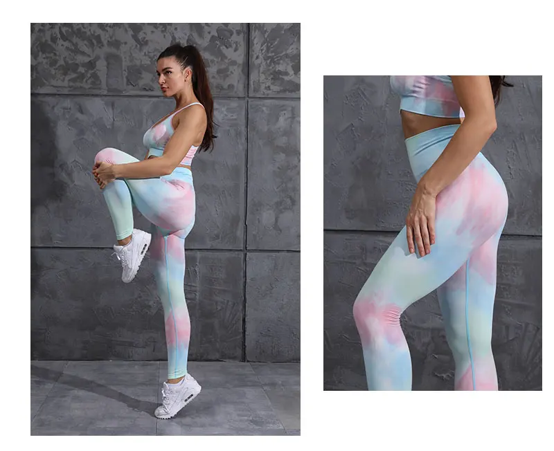 yoga tight skirt set