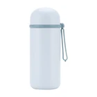 OKADI 230ml Cute New Smart Mini Stainless Steel Water Bottle Vacuum Flask With Strap