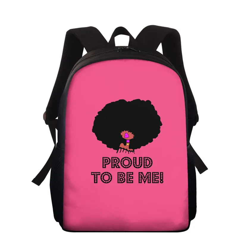 afro girl backpack
