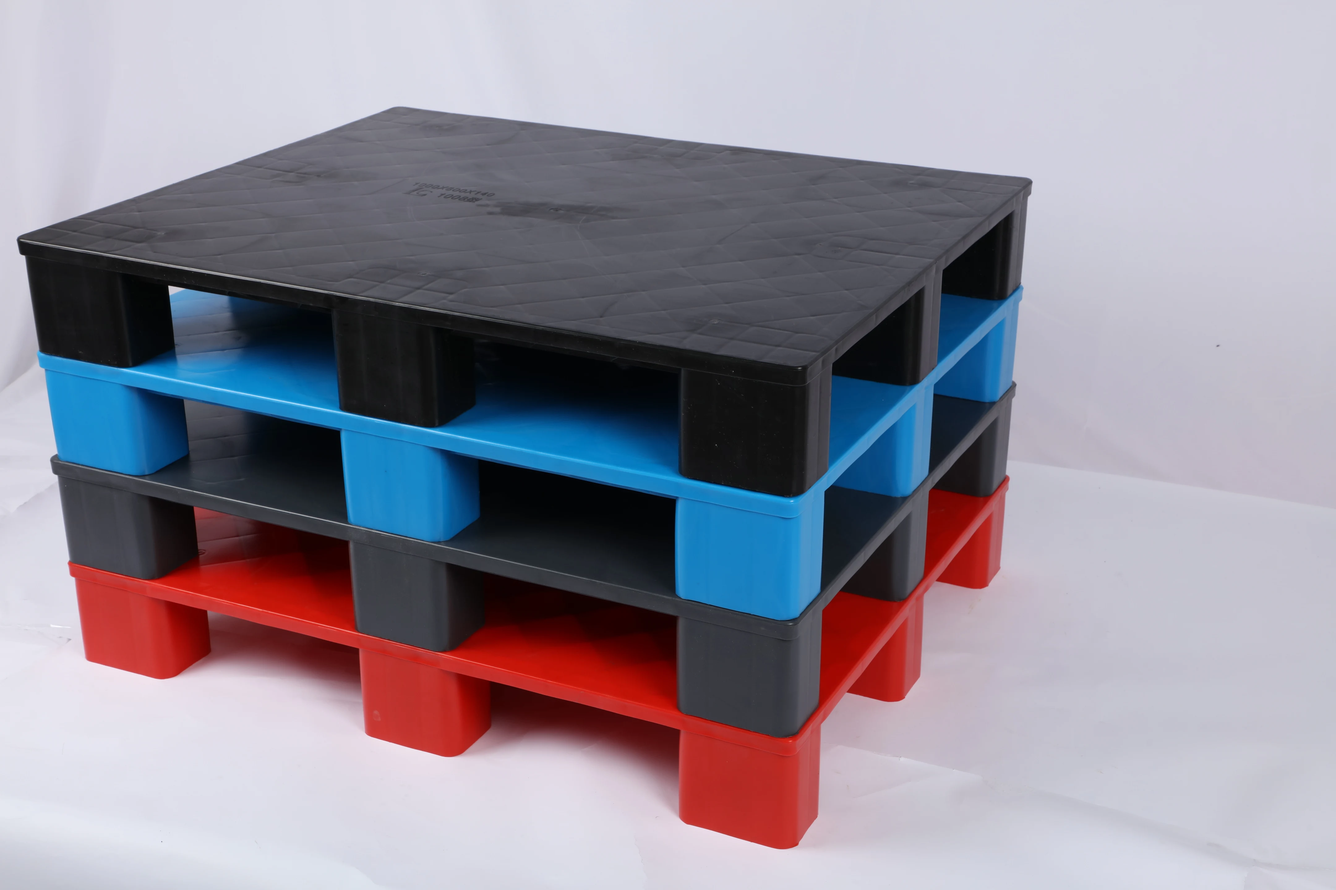 Manufacturer Wholesale 1200*1000mm Heavy Duty Single Faced 9 Leg Flat Top Pallet supplier