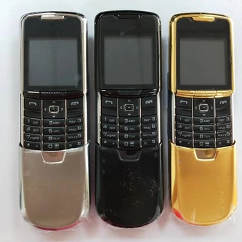 Slide up cell phone for Nokia 8800 Classic Gold Black silver with russian keyboard