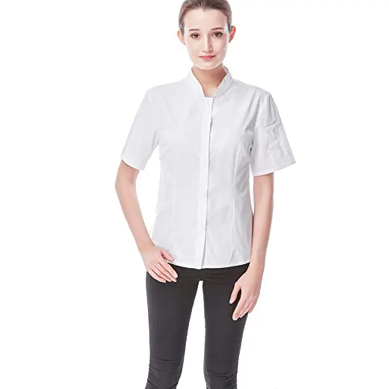 plus size women's chef jackets