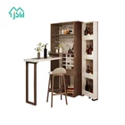 Home Bar Counter Bar Bar Counter Wholesale Modern Home Furniture Wine Storage Foldable Wood Bar Counter Design