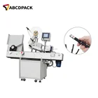 Pen Applicator Factory Automatic Flashlight Laser Pen Labeling Machine Guangzhou Torch Light Label Applicator