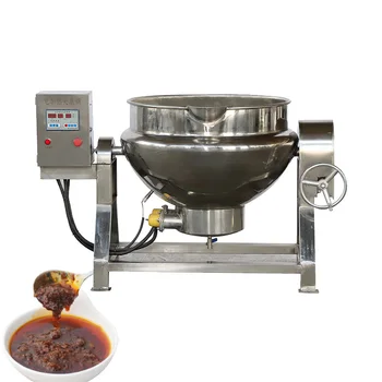 Gas Heating Tomato Paste Cooking Mixer Machine L Hot Sauce Jam