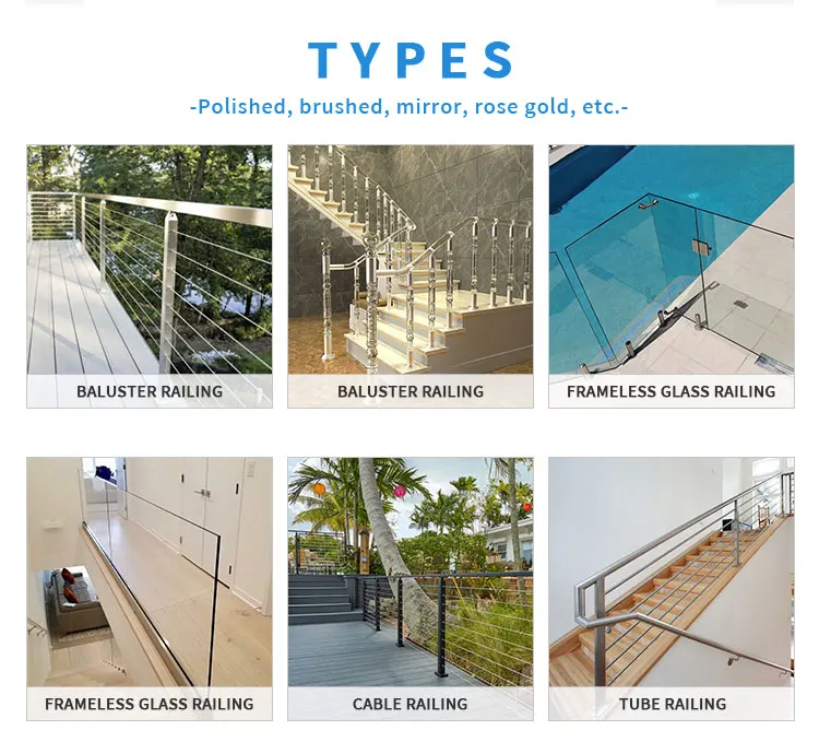 Deck Railing Frameless Balustrade Aluminum U Channel Profile Glass