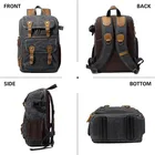 Camera Bags Quick Release Double Dual Shoulder Camera Backpack Trolley Camera Bags Backpack Waterproof Travel