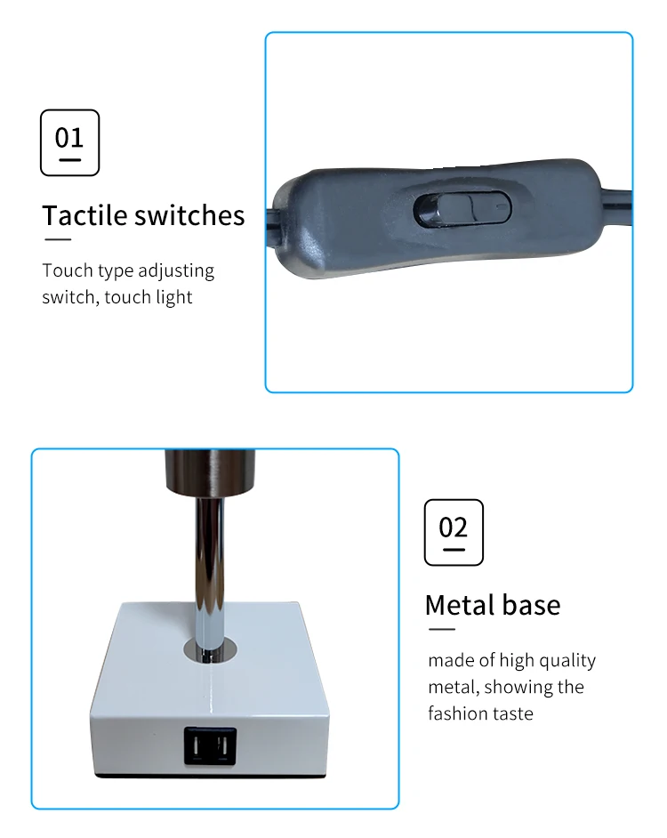 Modern and simple living room decorative lamp hotel room desk lamp