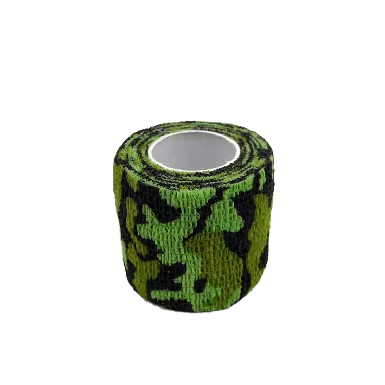 5cm*4.5m cheap wholesale 35g non-woven camouflage cohesive bandage