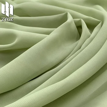 120d Chiffon plain Georgette fabric woven polyester Tulle dress garment lining fabric lining fabric