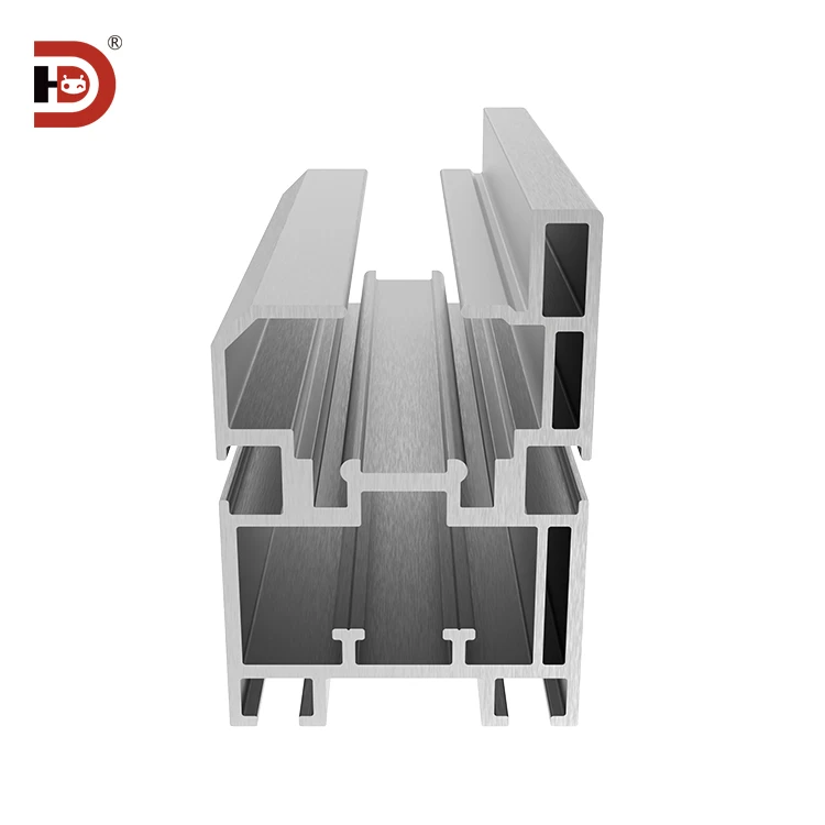 5585 Extruded Industrial Aluminum Profile 2.5 Times Speed Line 25.4 Pitch Chain BS25-C208A Aluminum Alloy Profile manufacture