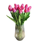 Hot Sale Tulip Artificial Flowers Artificial Bride Bouquet Real Touch Flower Homes Garden Decoration