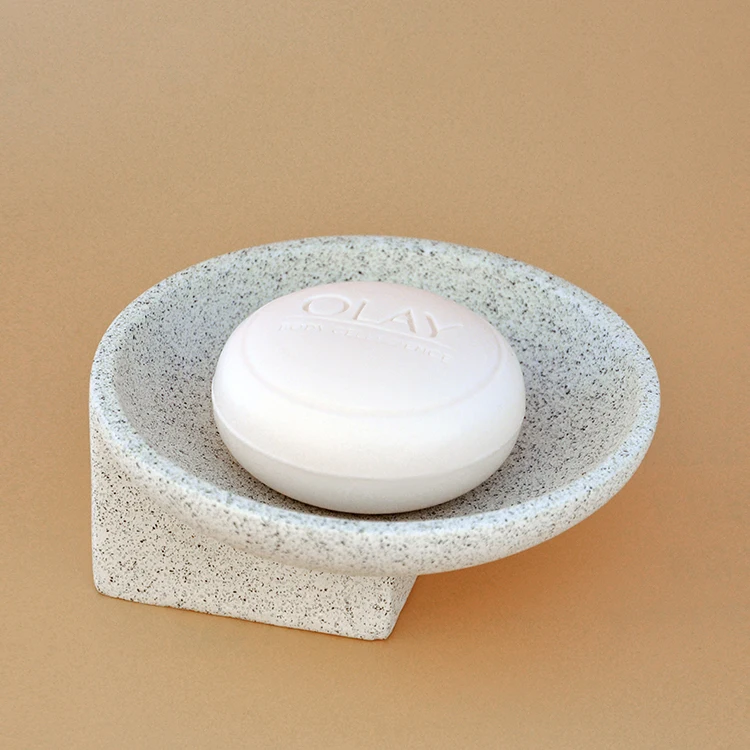 Good Quality New Design Lotion Dispensershower set Soap dish resin white bathroom set washroom set