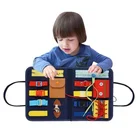 Toys Children's Busy Board Portable Children's Educational Felt Toys Clothes Bag Teaching Aids Business Board Felt