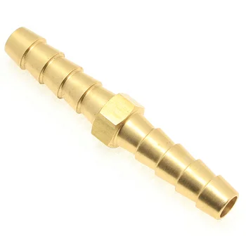 Precision CNC machining service custom barbed connector Straight Trough Barbed Connectors