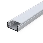 Led Light Aluminium 1M 2M 3M Anodized Diffuse Extrusion Lighting Strips LED Profile Light Aluminium