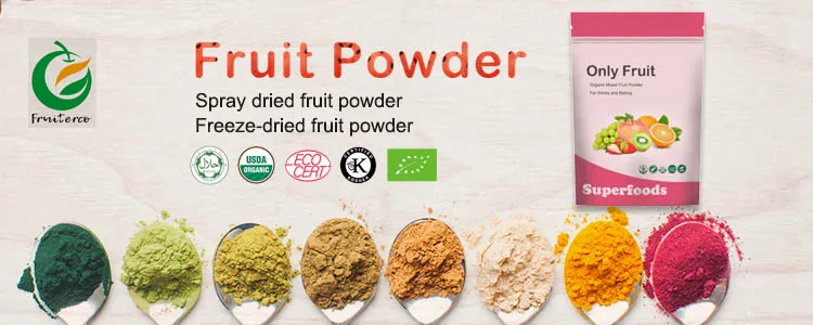 Natural Freeze Dried Fruit And Vegetable Powder Water Soluble