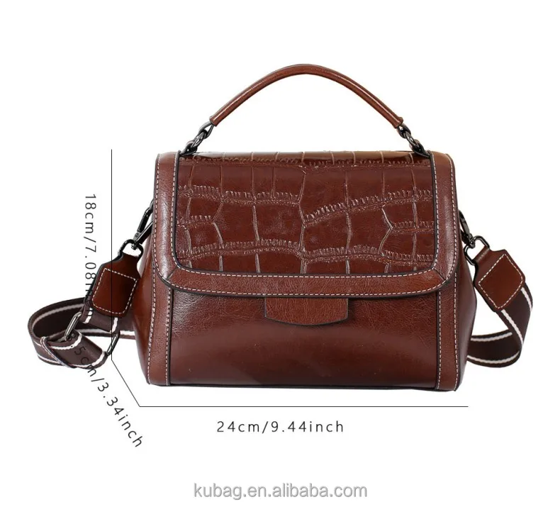custom embossed leather handbag