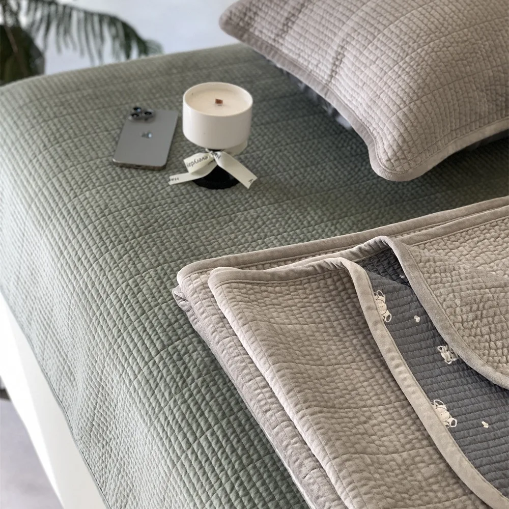 Suzhou Factory 100 Cotton 3cm Strip Hotel Bed Linen High End Bed