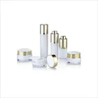 Bottle Acrylic Cream Jar Airless Lotion Pump Bottle Cosmetic Container Empty Sample Vial Essence Packaging