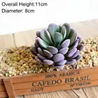 Purple Flocking Artificial Succulents Plants Home Garden Decoration Diy Plants Wall Flower Arrangement Fak E Plants