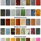 Sheet Furniture Cutting PMMA Wood Grain Acrylic Sheet Board For Wall Furniture Decoration