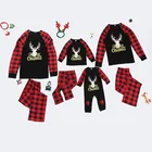 Family Wholesale Family Christmas Shirt Pants Pajamas Christmas Matching Family Pajamas