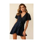 Summer Clothes Summer Customized Summer Short Dresses Clothes Women Casual Faux Floral Lace Party Dress