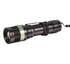 Led Easy Led Aluminum Zoom Focus Light Flashlight Police Flashlights Use CREE XP-E Bright Led With Clip For Easy Carry