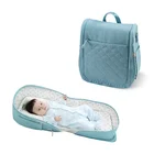 Baby Bag Travel Baby Bag BSCI ISO9001 Audited Customized Factory Multi-function Baby Lazy Bag Bed Travel Diaper Bag