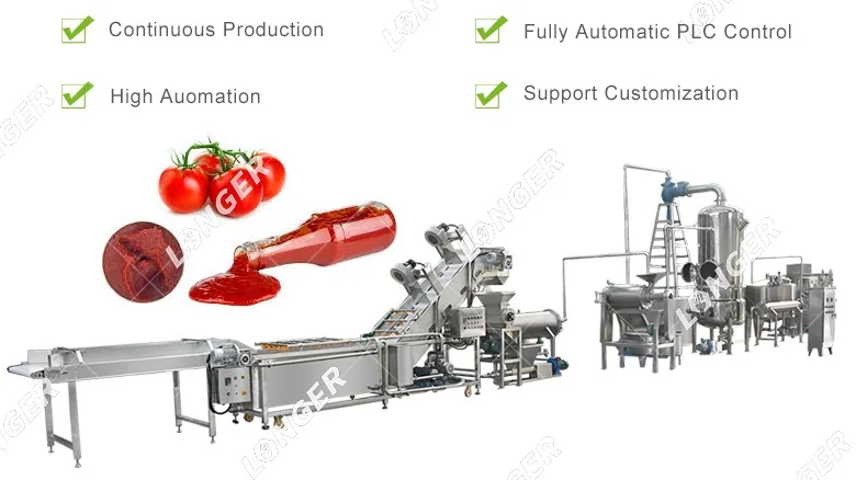 Commercial Stainless Steel Tomato Paste Maker Plant Tomato Sauce