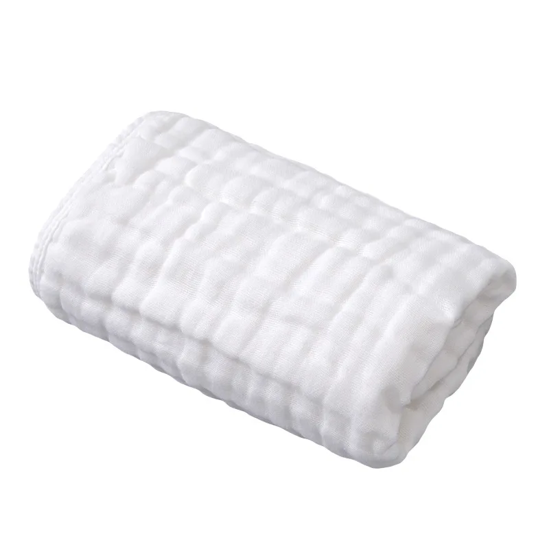 OEM newborn plain soft toweling  muslin 100% organic cotton baby burp cloths