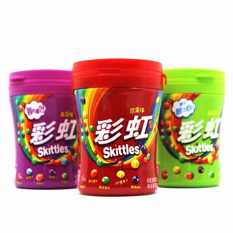 Wholesale Candy Skittless 9g Candy Wholesaler Colorful Fruit Flavor