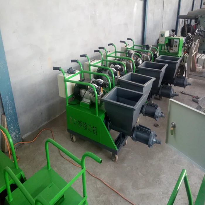 Building Guniting Sand Portable And Small Slurry Pump Spraying With Mixer Hopper Machine Cement Concrete Mortar Spray