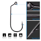 Fishhook 100 Pcs/pack High Carbon Steel 120 Degree Bend Barb Fishhook