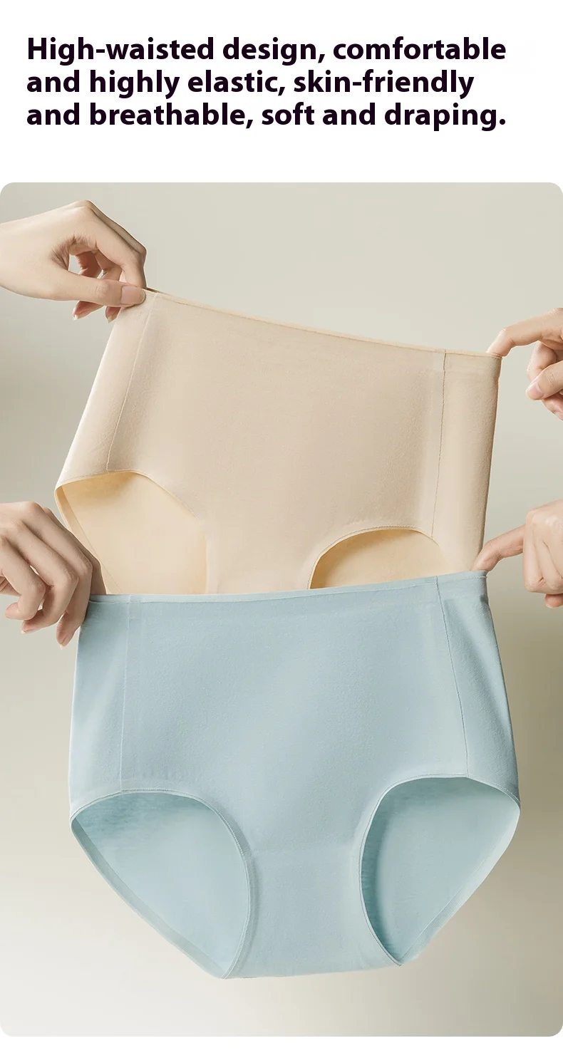 New Arrival Cotton Seamless Women's Panties Breathable and Antibacterial Ladies Panties Women's Underwear Custom OEM Supplier
