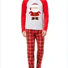Family Hot Style Matching Family Pajamas Christmas Sleepwear Cotton Holiday Pjs For The Whole Family